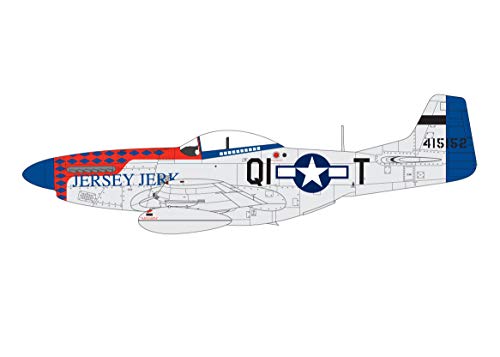 Airfix North American P51-D Mustang Plastic Model Kit, 96 months to 1188 months, Small, Clear, 147 pieces