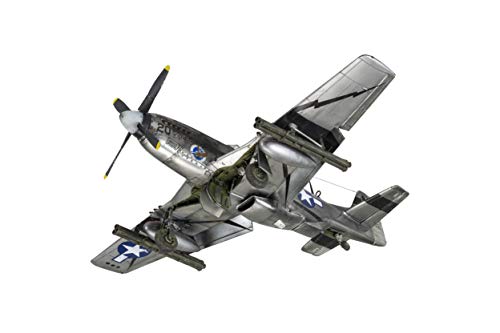 Airfix North American P51-D Mustang Plastic Model Kit, 96 months to 1188 months, Small, Clear, 147 pieces