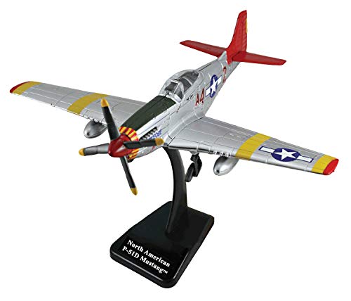 New-Ray World War II Replica Fighter Air Planes ClassicAircraft P-51D Red Tails 1:48