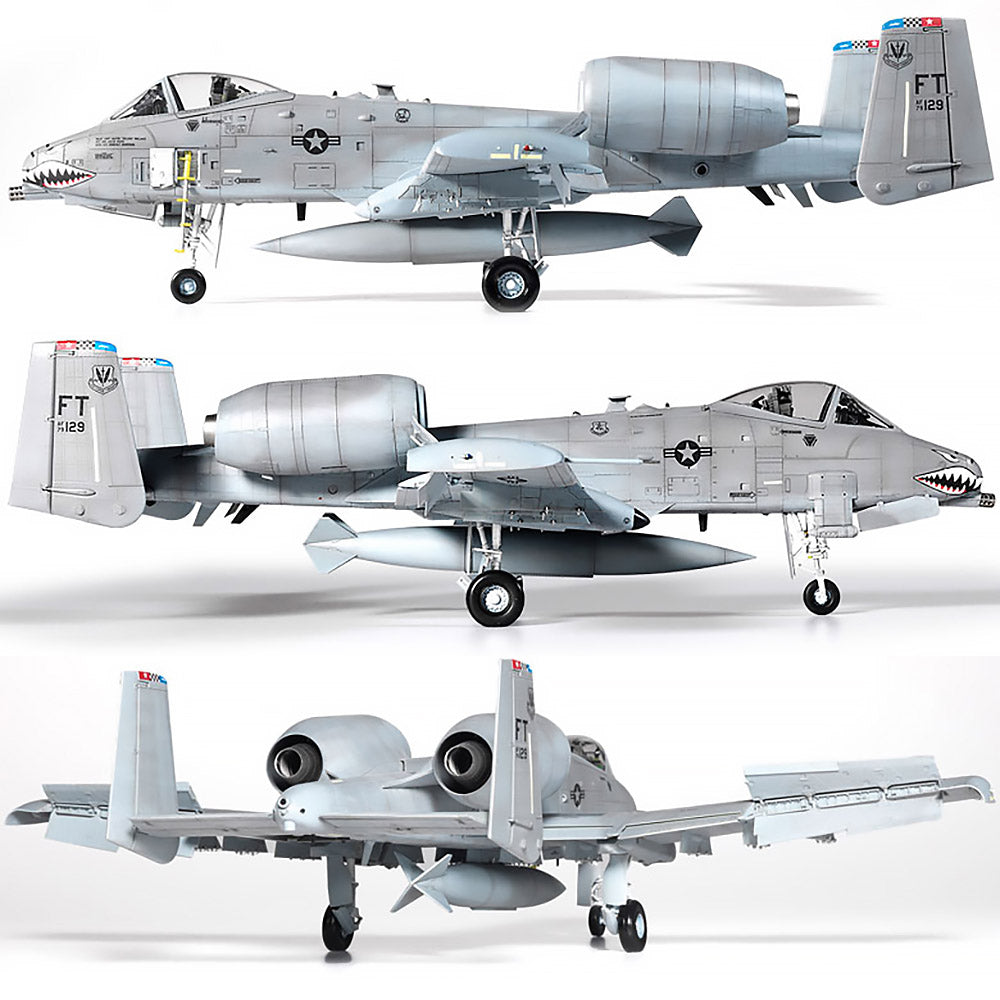 Academy 1/48 USAF A-10C "75th FS Flying Tigers" #12348 Academy Model kit DIY Assembly Puzzles Military Building Blocks Toy