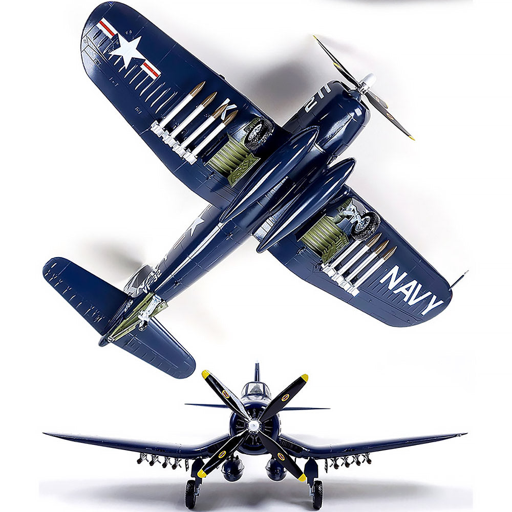 Academy 1/48 USN F4U-4 "Battle of Jangjin Reservoir" #12353 Academy Model kit DIY Assembly Puzzles Military Building Blocks Toy