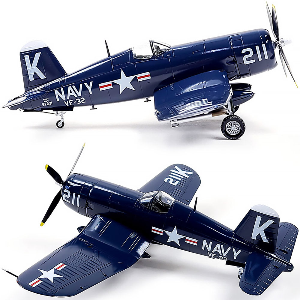 Academy 1/48 USN F4U-4 "Battle of Jangjin Reservoir" #12353 Academy Model kit DIY Assembly Puzzles Military Building Blocks Toy