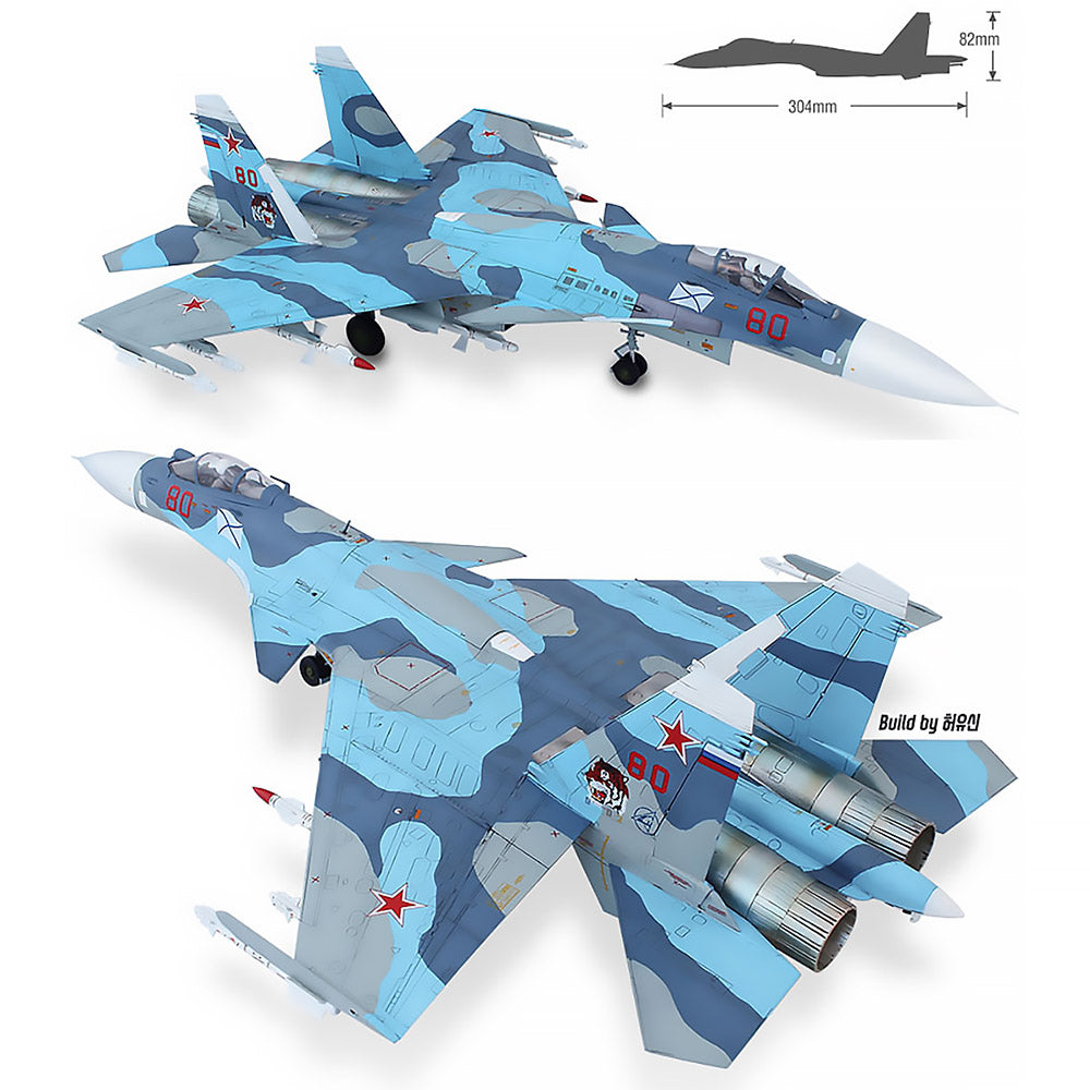 Academy 1/72 RUSSIAN NAVY Su-33 Flanker D #12557 Academy Model kit DIY Assembly Puzzles Military Building Blocks Toy