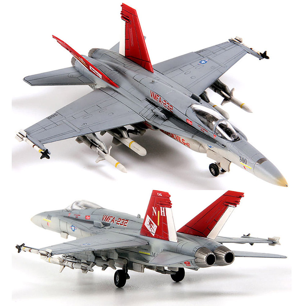 Academy 1/144 USMC F/A-18A+ Hornet VMFA-232 Red Devils #12627 Model kit DIY Assembly Puzzles Military Building Blocks Toy