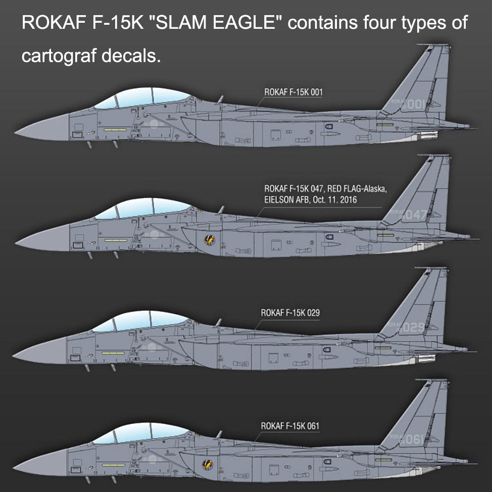 Academy 1/72 ROKAF F-15K SLAM EAGLE #12554 Academy Model kit DIY Assembly Puzzles Military Building Blocks Toy