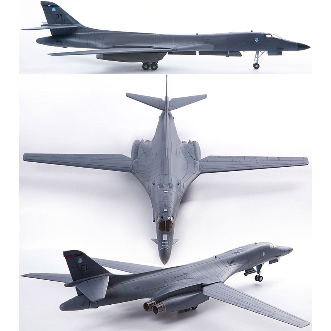 Academy 1/144 U.S. Air Force B-1B 34th BS Thunderbird #12620 Academy Model kit DIY Assembly Puzzles Military Building Blocks Toy