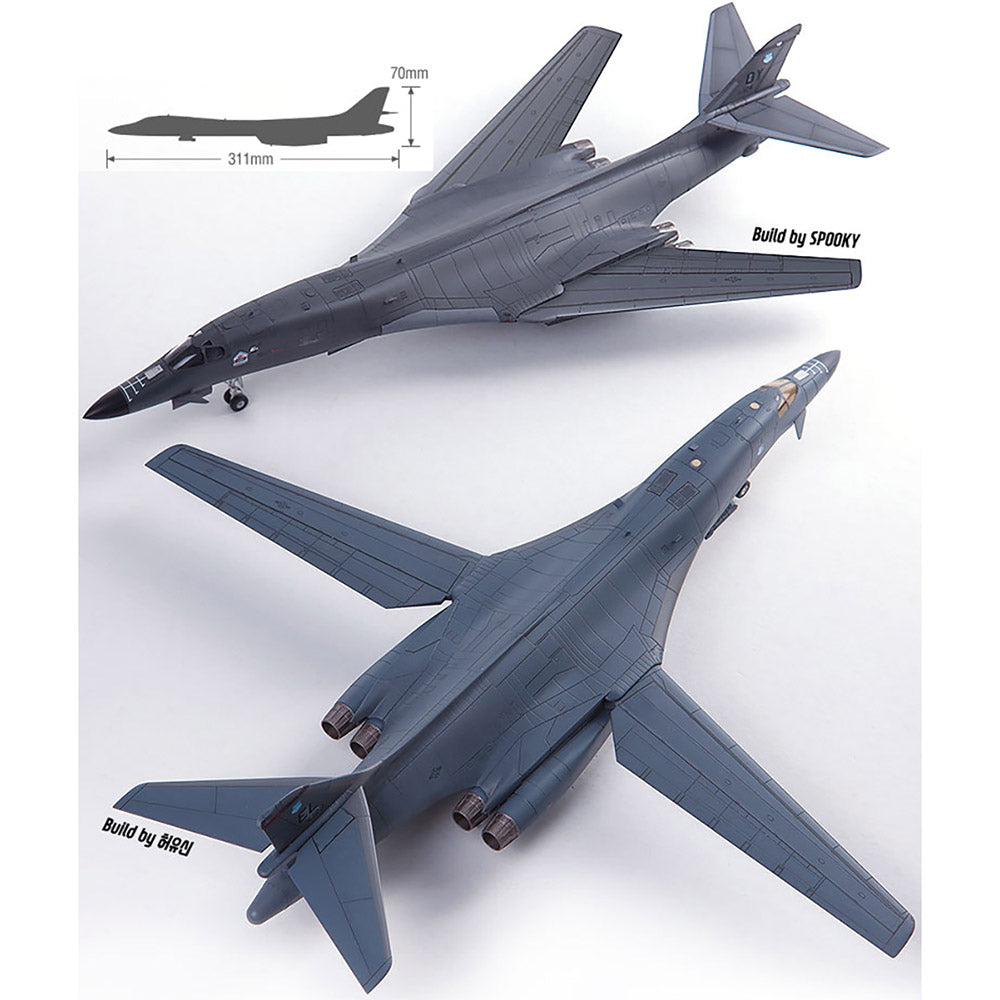 Academy 1/144 U.S. Air Force B-1B 34th BS Thunderbird #12620 Academy Model kit DIY Assembly Puzzles Military Building Blocks Toy