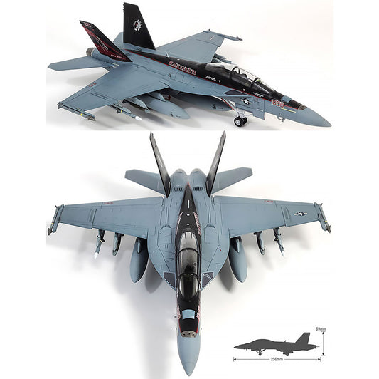 Academy 1/72 USN F/A-18F VFA-154 Black Knights #12577 Academy Model kit DIY Assembly Puzzles Military Building Blocks Toy