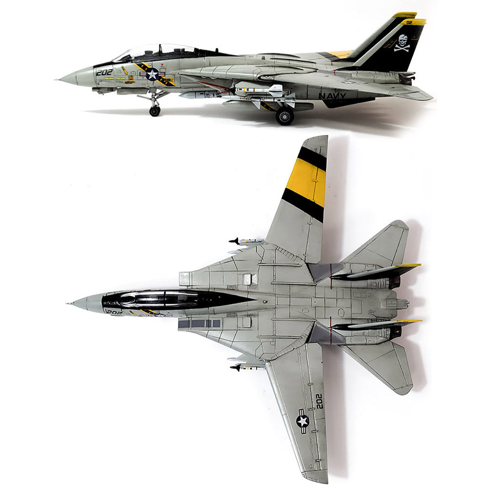 Academy 1/144 U.S. Navy F-14A VF-84 Jolly Rogers #12626 Model kit DIY Assembly Puzzles Military Building Blocks Toy