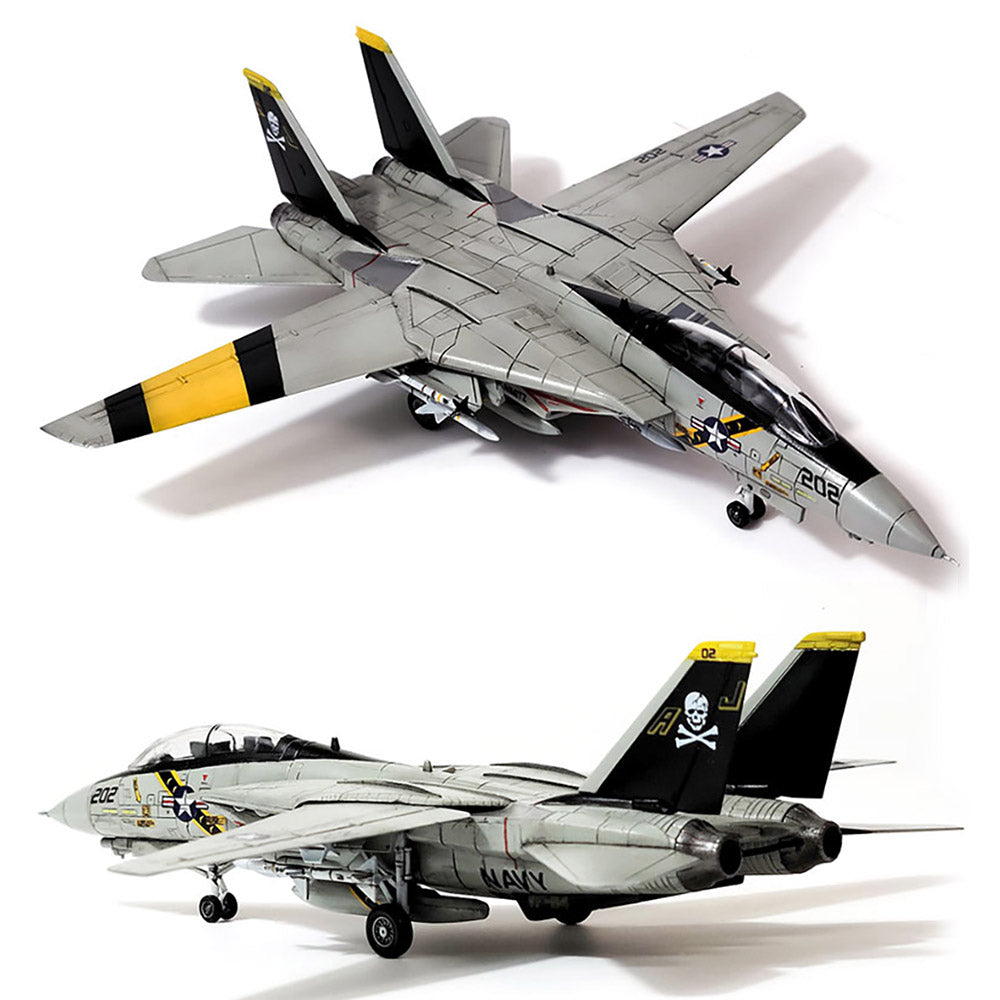 Academy 1/144 U.S. Navy F-14A VF-84 Jolly Rogers #12626 Model kit DIY Assembly Puzzles Military Building Blocks Toy