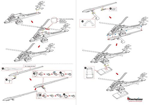 Metal Earth AH-64 Apache 3D Metal Model Kit Fascinations