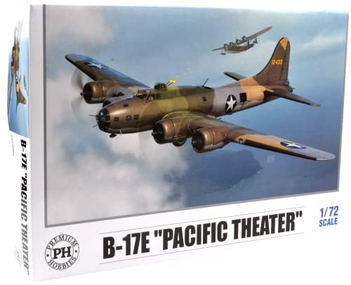 Premium Hobbies B-17E Pacific Theater 1:72 Plastic Model Airplane Kit 141V