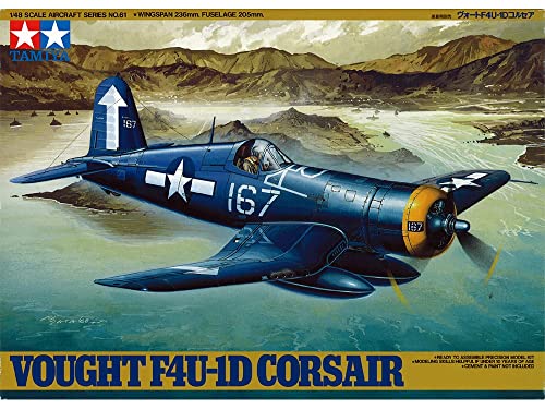 Tamiya 61061 1/48 Vought F4U-1D Corsair Plastic Model Airplane Kit