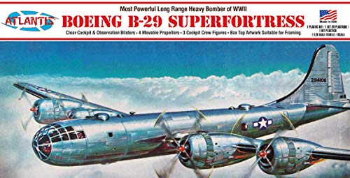 Atlantis B-29 Superfortress Plastic Model kit Made in The USA 1:120 Scale WWII Bomber