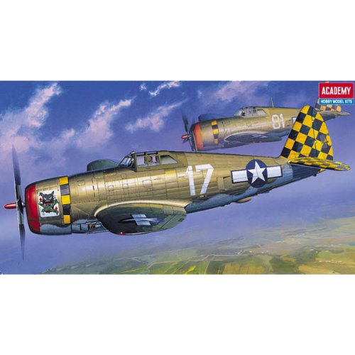 ACADEMY 12492 P-47D Thunderbolt Razorback, Multicolor